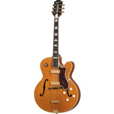 EPIPHONE 150TH Anniversary Zephyr Deluxe Regent Hollow Body Elektro Gitar (Aged Antique Natural)