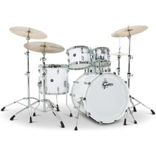 Gretsch Renown 5-Parça 22" Akustik Davul (Piano White)