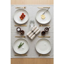 Bonna Porselen Galata Vago Düz Tabak 29 cm 6 lı