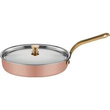 Altınbaşak Multi Metal Bakır Oval Mini Tencere 11*17 Cm, A 101OC 17
