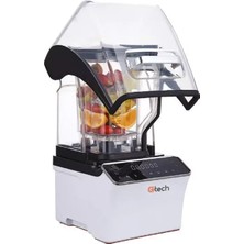 Gastrotech Gtech Gt-E8 Bar Blender, Gürültü Önleyici Kapaklı, 1.2 L, 1500 W, Beyaz