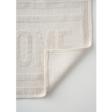 Bella Maison %100 Pamuk Home Paspas Takımı Krem (60X100 Cm)