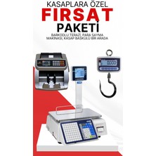 Alp Mutfak Kasaplara Özel Barkodlu Terazi, Kasap Baskülü, Para Sayma Makinası Fırsat Paketi
