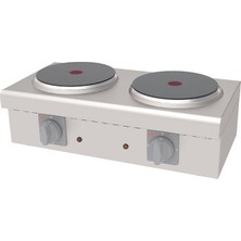 Atalay Aeo - 02 Set Üstü 2 Pleytli Mini Ocak, 63X36X17 Cm, Elektrikli