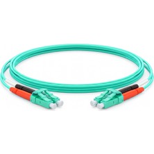 Alfafonet Lc/pc-Lc/pc Multimode Om3 Dupleks 1 Metre Fiber Patch Cord