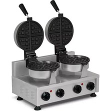 Omake Çiftli Amerikan Waffle Makinesi, Elektrikli, Zamanlayıcılı, OMK.WFL11.E22.0101.Z5F