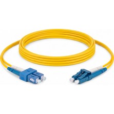 Alfafonet Sc/upc-Lc/upc Singlemode Dupleks 2 Metre Fiber Patch Cord
