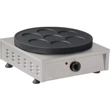 Omake Tekli Teflonlu 7 Bölmeli Krep Makinesi, Elektrikli, OMK.KRP04.E11.0007.Z5F