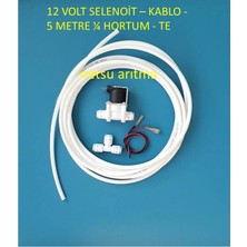 netsu arıtma- Su Arıtma Cihazı Yedek Parça,12 Volt Selenoit Valf /Vana-Hortum-Te