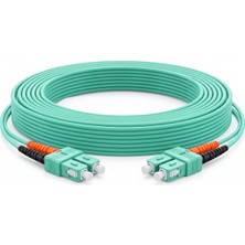Alfafonet Sc/pc-Sc/pc Multimode Om3 Dupleks 3 Metre Fiber Patch Cord