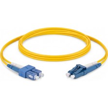 Alfafonet Sc/upc-Lc/upc Singlemode Dupleks 1 Metre Fiber Patch Cord