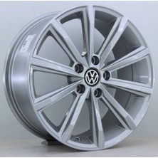 R1 Wheels 5*100*17*7.5 ET40 CH57.1 Silver London Jant Modeli (4AD)