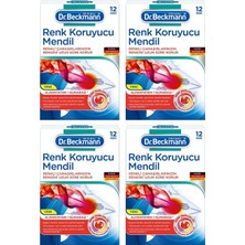 Dr. Beckmann Renk Koruyucu Mendil 12’li X4 Set – Renklilerle Beyazlar Için Boya Karışmasını Önler