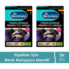 Dr. Beckmann Siyahlar Için Renk Koruyucu Mendil 6’lı X2 Set – Boya Geçişini Engelleyen Koruma
