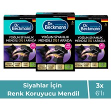 Dr. Beckmann Renk Koruyucu Mendil 6’lı X3 Set