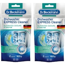 Dr. Beckmann Bulaşık Makinesi Temizleyici Doypack 100 G X2 Set – Kireç, Yağ ve Kalıntılara Karşı Etkili