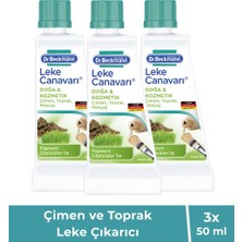Dr. Beckmann Zorlu Çimen, Toprak ve Makyaj Lekeleri Için Etkili Formüllü Leke Temizleyici 3×50 ml