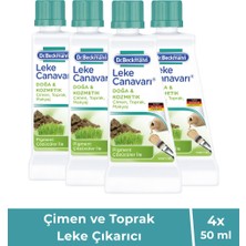 Dr. Beckmann Çok Amaçlı Çimen, Toprak ve Makyaj Lekesi Çözücü Uzun Kullanım Seti 4×50 ml
