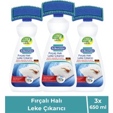 Dr. Beckmann Fırçalı Halı Leke ve Koku Giderici Güçlü Temizlik Seti 3×650 ml