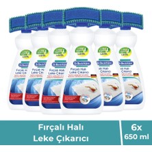 Dr. Beckmann Profesyonel Fırçalı Halı Temizleyici ve Leke Çözücü 6’lı Büyük Set 6×650 ml