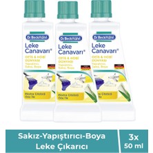 Dr. Beckmann Leke Canavarı Yapıştırıcı Sakız ve Boya Leke Çıkarıcı 50 ml 3'lü Set