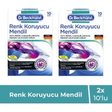 Dr. Beckmann Koyu Renk Çamaşırlar Için Renk Koruyucu Mendil 2×10’lu