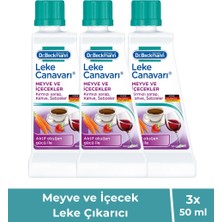 Dr. Beckmann Leke Canavarı Meyve İçecek Kahve ve Şarap Leke Çıkarıcı 50 ml 3'lü Set