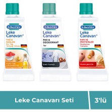Dr. Beckmann Leke Canavarı Yağ Sos Pas Deodorant Kan Leke Çıkarıcı 3'lü Set 3 x 50 ml