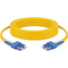 Alfafonet Sc/upc-Sc/upc Singlemode Dupleks 5 Metre Fiber Patch Cord