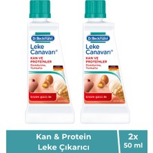 Dr. Beckmann Leke Canavarı Kan ve Protein Leke Çıkarıcı 50 ml 2'li Set