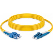 Alfafonet Sc/upc-Lc/upc Singlemode Dupleks 3 Metre Fiber Patch Cord