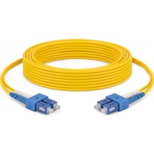 Alfafonet Sc/upc-Sc/upc Singlemode Dupleks 10 Metre Fiber Patch Cord
