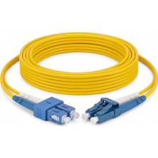 Alfafonet Sc/upc-Lc/upc Singlemode Dupleks 10 Metre Fiber Patch Cord