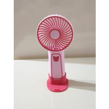 Arell Teknoloji Masaüstü Stantlı 3 Kademeli Taşınabilir Mini Fan Şarjlı El Vantilatörü