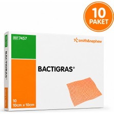 BACTIGRAS Bactıgras Yara Örtüsü 10×10CM (10 Paket)
