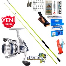 Okuma Aria 4000 270CM 5-55GR Karbon Oslo High Tech Spin Olta Takımı Seti