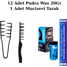New Estela Mucizevi Tarak & Ostwint Profesyonel Saç Şekillendirici Pudra Wax 20GR X12 Adet