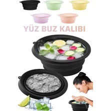 UltraMint Katlanabilir Silikon Yüz Buz Banyosu Kabı, Soğuk Terapi Spa Küveti