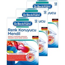 Dr. Beckmann Renk Koruyucu Mendil 12’li X3 Set – Renkliler ve Beyazlar Için Boya Karışmasını Önleyen Mendil