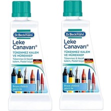 Dr. Beckmann Leke Canavarı Tükenmez Kalem & Mürekkep Leke Çıkarıcı 50 ml X2 Adet – Tükenmez Kalem Lekelerine Etkili Çözüm