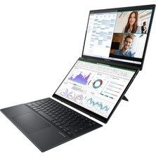 Asus Zenbook Duo UX8406CA-QL307W Intel Core Ultra 7 255H 16GB 1TB SSD 14" FHD (1920 x 1200) OLED Dokunmatik Ekran Windows 11 Home Taşınabilir Bilgisayar