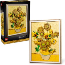 Lego® Art Vincent Van Gogh Ayçiçekleri 31215 - 2615 Parça Yetişkinler İçin Dekoratif Model Seti  (2615P)