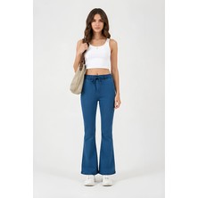 Lili Woman Kadın Yüksek Bel Ispanyol Paça Pantolon E.3457