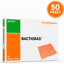 BACTIGRAS Bactıgras Yara Örtüsü 10×10CM (50 Paket)