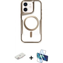 İlk El Grup Pilelistore™ iPhone 11 Kılıf Yadigar Klasik Özel Seri - Siyah 3D Antistatik Cam Ekran Koruyucu + Renkli Kamera Lens Koruma Cam - Pe