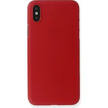 Renas Store Newface Apple Iphone Xs Max Kılıf Pp Ultra Ince Kapak - Kırmızı