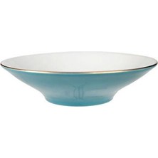Porland Glamorous Turkuaz Çukur Tabak 20 Cm