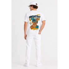 Smile Creative %100 Pamuk Premium Kalite Sırt Baskılı T-Shirt