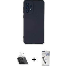 İlk El Grup Pilelistore™ Galaxy A53 5g Kılıf Ahenk Serisi - Şeffaf Uv Polymer Nano Ekran Koruyucu + Kamera Lens Koruma Cam - Sf
