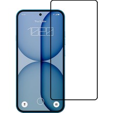 Microcase Nothing Phone 4A ile Uyumlu Tam Kaplayan Çerçeveli Tempered Ekran Koruyucu -AL3276
